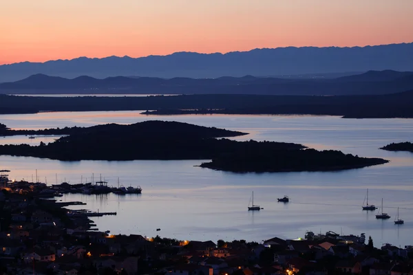 Ilhas Kornati ao pôr do sol — Fotografia de Stock