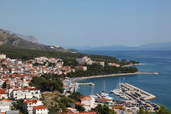 Croatian resort Baska Voda — Stock Photo, Image