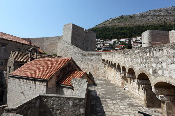 Кріпосні стіни Дубровник, Хорватія — стокове фото