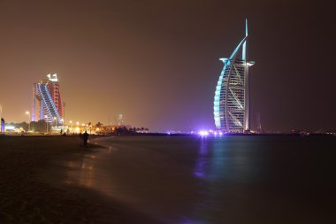 Jumeirah beach in Dubai clipart