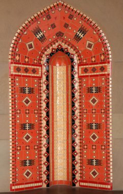 Oriental mosaic decoration clipart