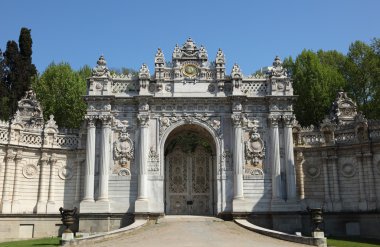 Dolmabahce Palace, Istanbul Turkey clipart