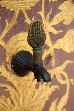 Water tap in Topkapi Palace, Istanbul clipart