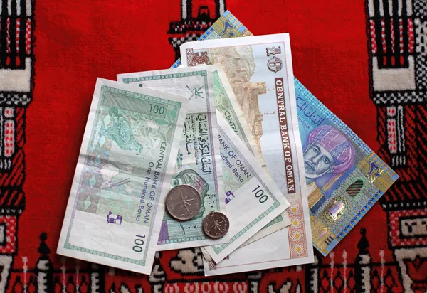 Султанату Оман валюти — стокове фото