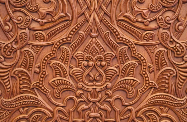 Decoratieve houtsnijwerk — Stockfoto