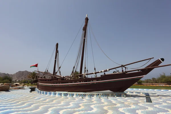 著名哈尔船在阿曼马斯喀特 — 图库照片