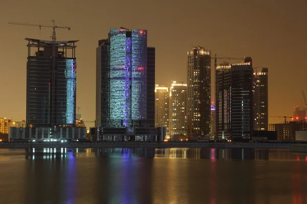 Небоскрёбы в стадии строительства, Дубай — стоковое фото