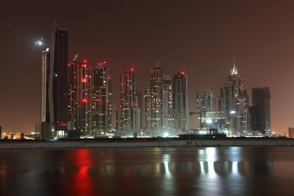 Хмарочоси під будівництво, Дубаї — стокове фото