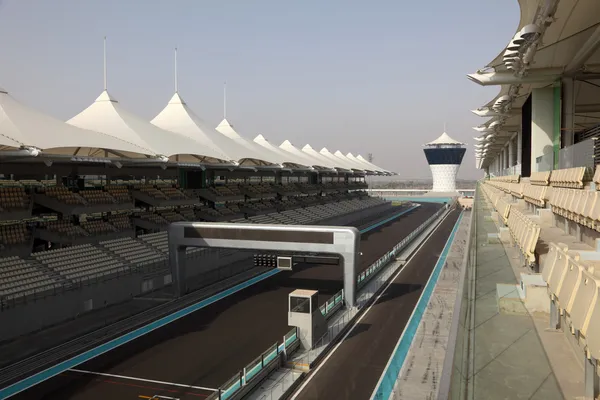 Circuito di formula 1 di Yas marina — Foto Stock