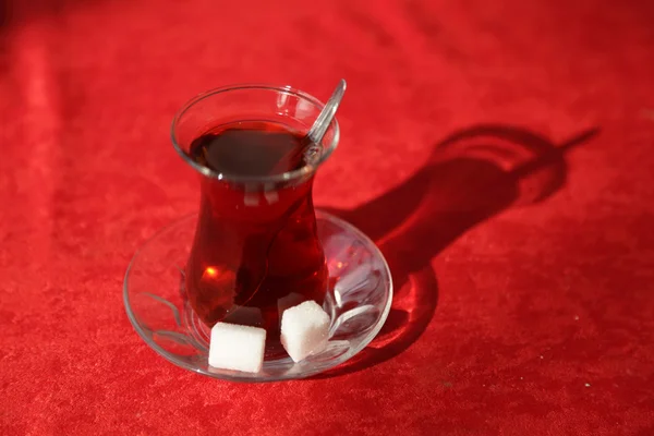 Černý turecký čaj — Stock fotografie