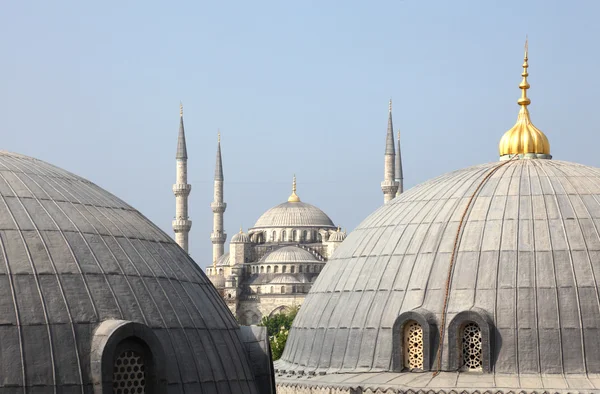 Mešita Sultan Ahmed (Modrá mešita) v Istanbulu — Stock fotografie