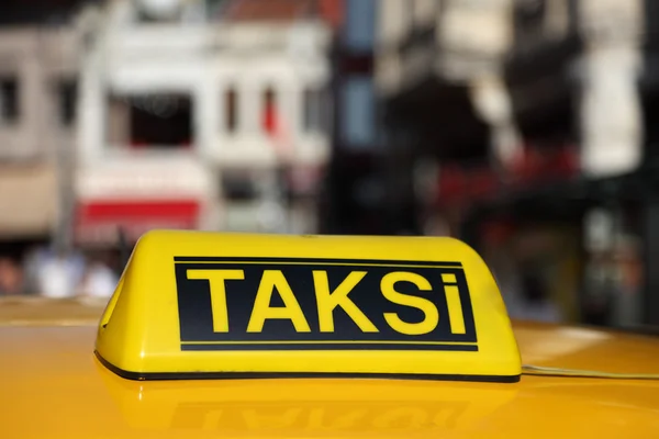 Istanbul taxi, Turchia — Foto Stock