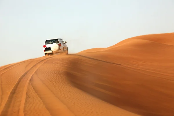 모래 언덕은 사막에서 두들겨 — 스톡 사진