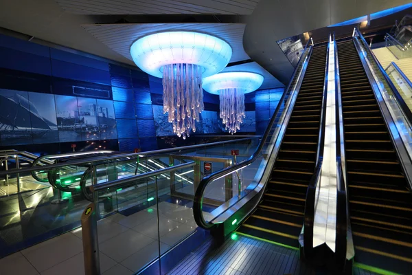 Metro station in Dubai — Stock Photo, Image