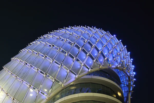 Yas Marina Hotel à noite, Abu Dhabi — Fotografia de Stock