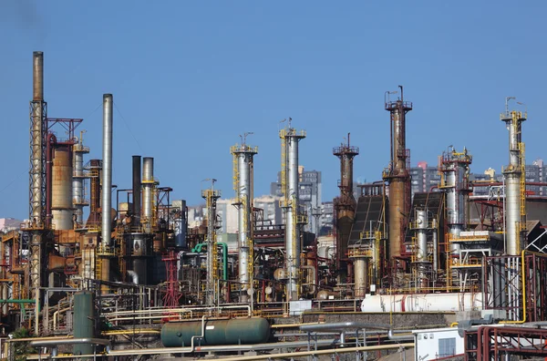 Olieraffinaderij — Stockfoto