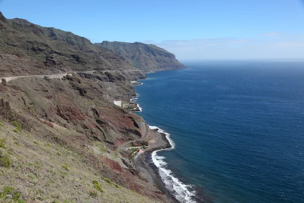 Costa da Ilha Canária Tenerife, Espanha — Fotografia de Stock
