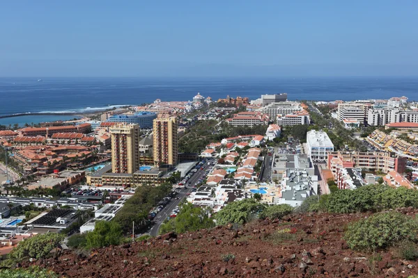 Vista sobre Las Americas, Canary Island Tenerife, Espanha — Fotografia de Stock