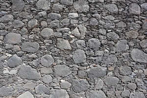 灰色の石の壁。背景やテクスチャのために大きい — ストック写真