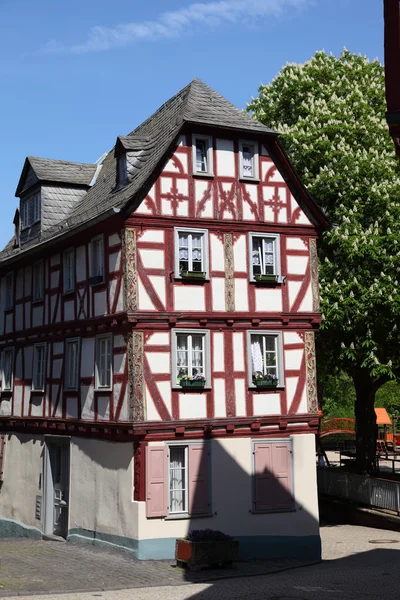 Tradycyjnym budynku stojącym w Limburgii, Hesja, Niemcy — Zdjęcie stockowe
