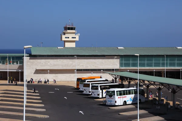 Airport on the Canary Island Fuerteventura, Spain. Photo taken at 24th of M — Stock Photo, Image