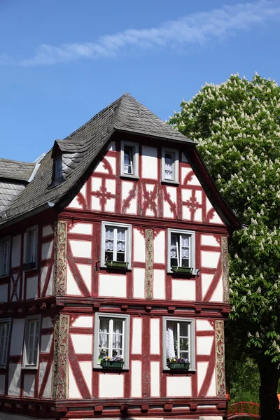 Traditionella korsvirkeshus i limburg, Hessen, Tyskland — Stockfoto