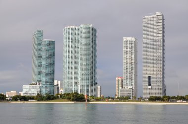 Skyscrapers in Downtown Miami, Florida clipart