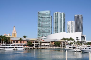 Miami Bayside Marina clipart