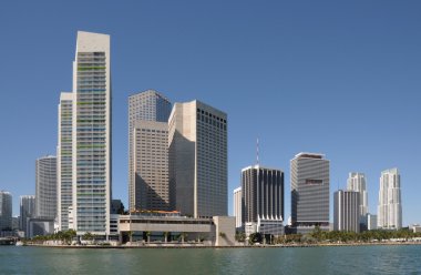 Highrise Buildings in Downtown Miami, Florida clipart