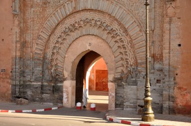 Bab Agnaou - one of the nineteen gates of Marrakech, Morocco clipart