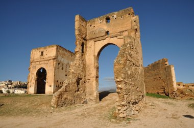 16th Century Merinid Tombs Ruins - Fes, Morocco clipart