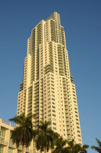 Wolkenkrabber in het centrum van miami, florida usa — Stockfoto