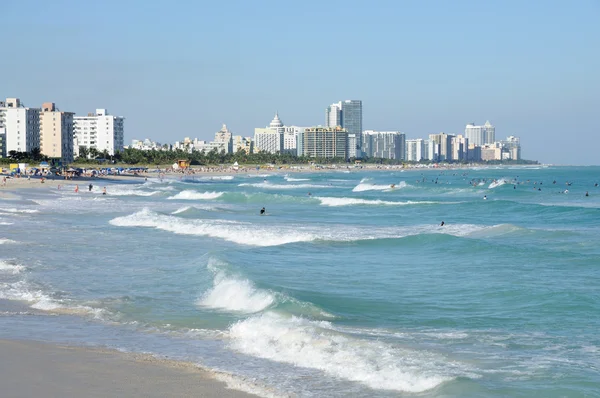 Południowej plaży w Miami, florida, Stany Zjednoczone Ameryki — Zdjęcie stockowe