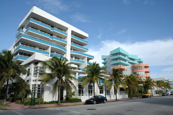 Art Deco District em Miami — Fotografia de Stock