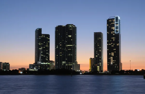 Miami highrise binalar — Stok fotoğraf