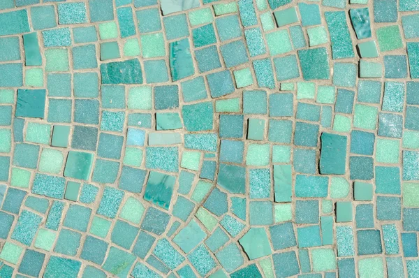 Yeşil ve mavi mozaik arka plan — Stok fotoğraf