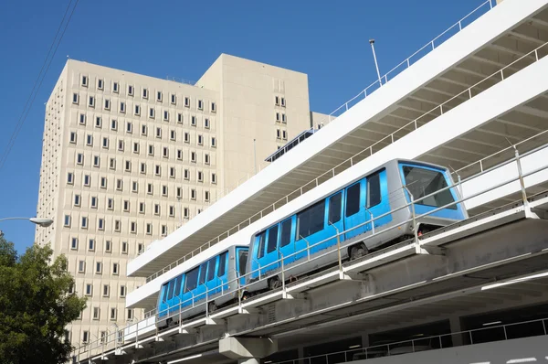 De volledig geautomatiseerde miami downtown trein systeem — Stockfoto