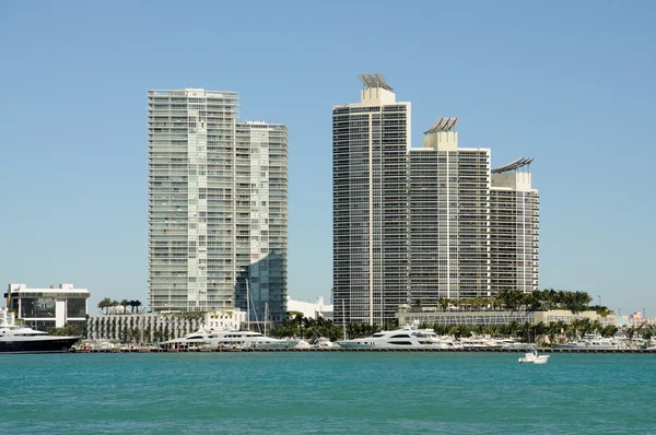 Centro de Miami Skyline, Florida —  Fotos de Stock