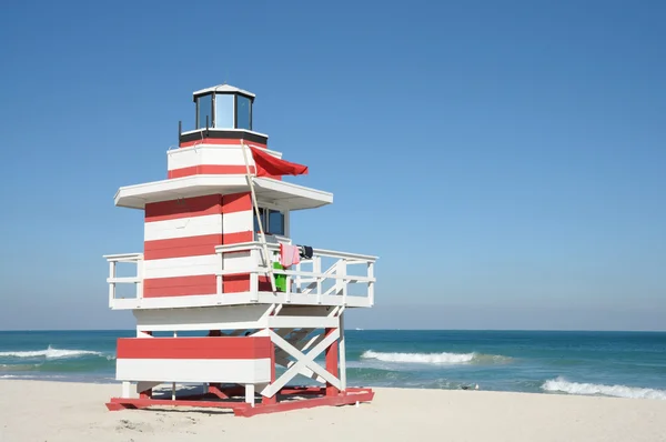 Torre de salva-vidas em Miami South Beach — Fotografia de Stock