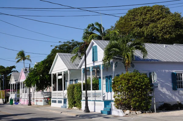 Traditional Wooden Houses at Key West, Florida USA — Stock Photo, Image