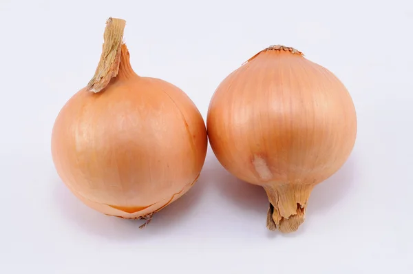 Stock image Two Onions isolated over white background