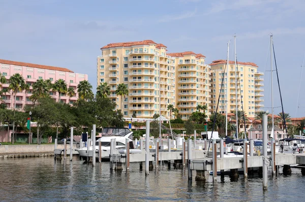 Marina in St. Petersburg, Florida USA — Stock Photo, Image