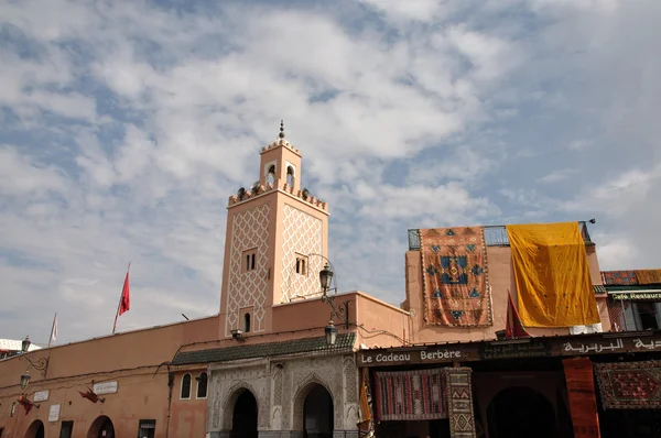 在摩洛哥，马拉喀什清真寺 — 图库照片
