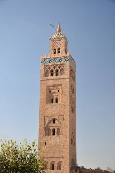 Koutoubia-moskén i marrakech, Marocko — Stockfoto