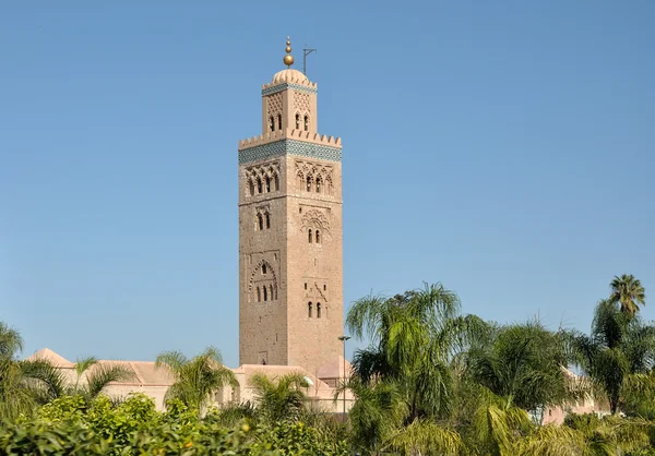 库图比亚清真寺摩洛哥马拉喀什 — 图库照片