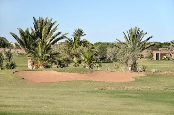 Campo de golfe em Marrakech, Marrocos — Fotografia de Stock