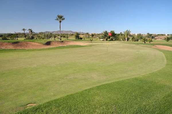 Pole golfowe w Marrakeszu, w Maroku — Zdjęcie stockowe