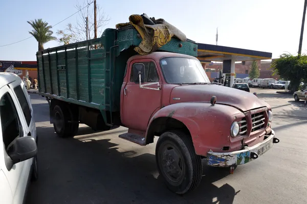 Vrachtwagen in marrakech, Marokko — Stockfoto