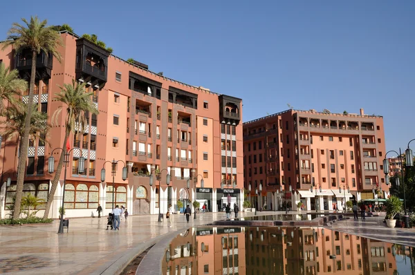 Arquitetura moderna na cidade de Marrakech — Fotografia de Stock