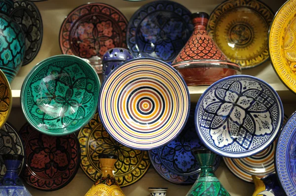 Ceramiche a Marrakech, Marocco — Foto Stock